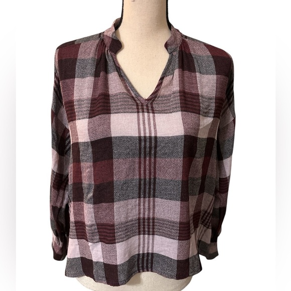 Madewell Highroad Popover Shirt in Schorr Plaid size Small NWT - Picture 6 of 11
